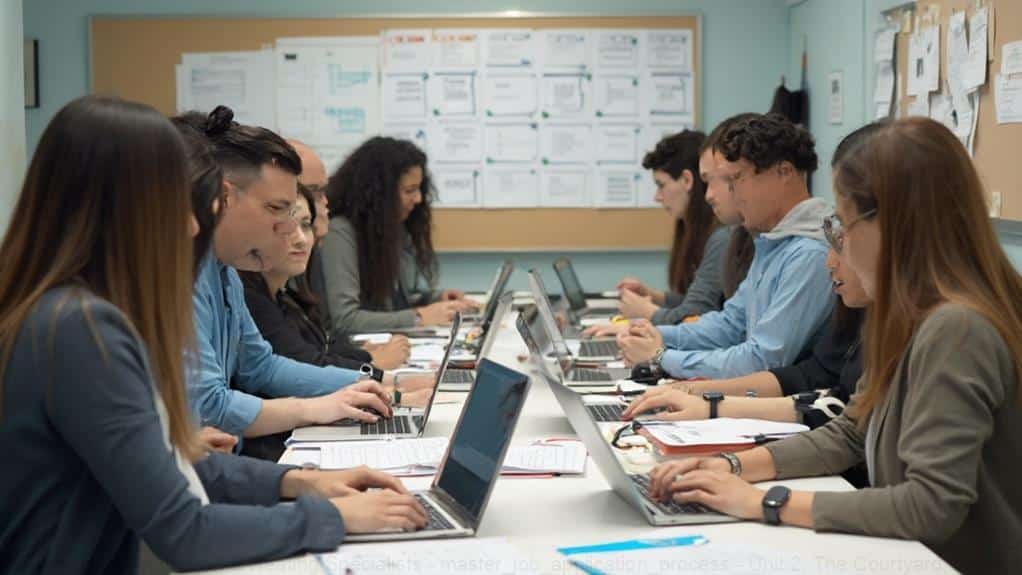 master job application process