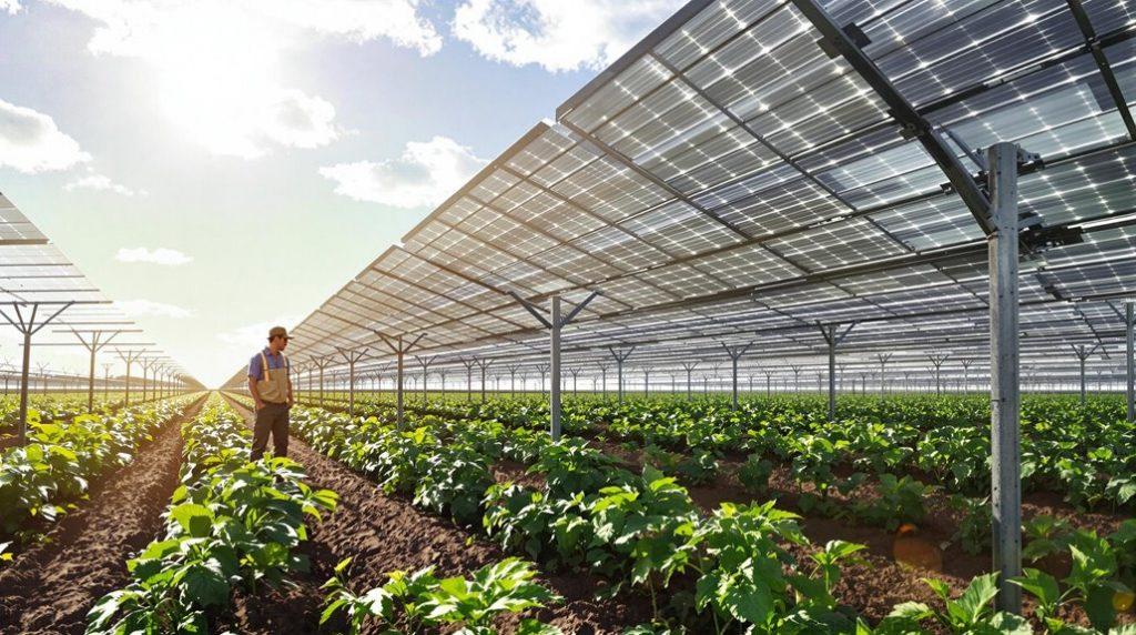 best solar panel farming