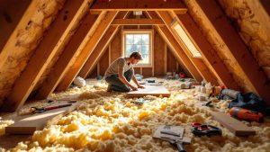 boarding over loft insulation