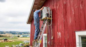 farm air source heat pumps