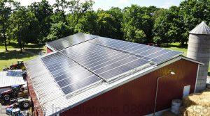 farm building solar panel benefits