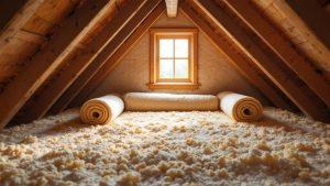 installing loft insulation rafters